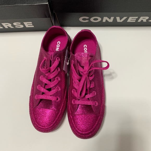 Converse Chuck Taylor All Star Lo Glitter Sneaker - Picture 10 of 12